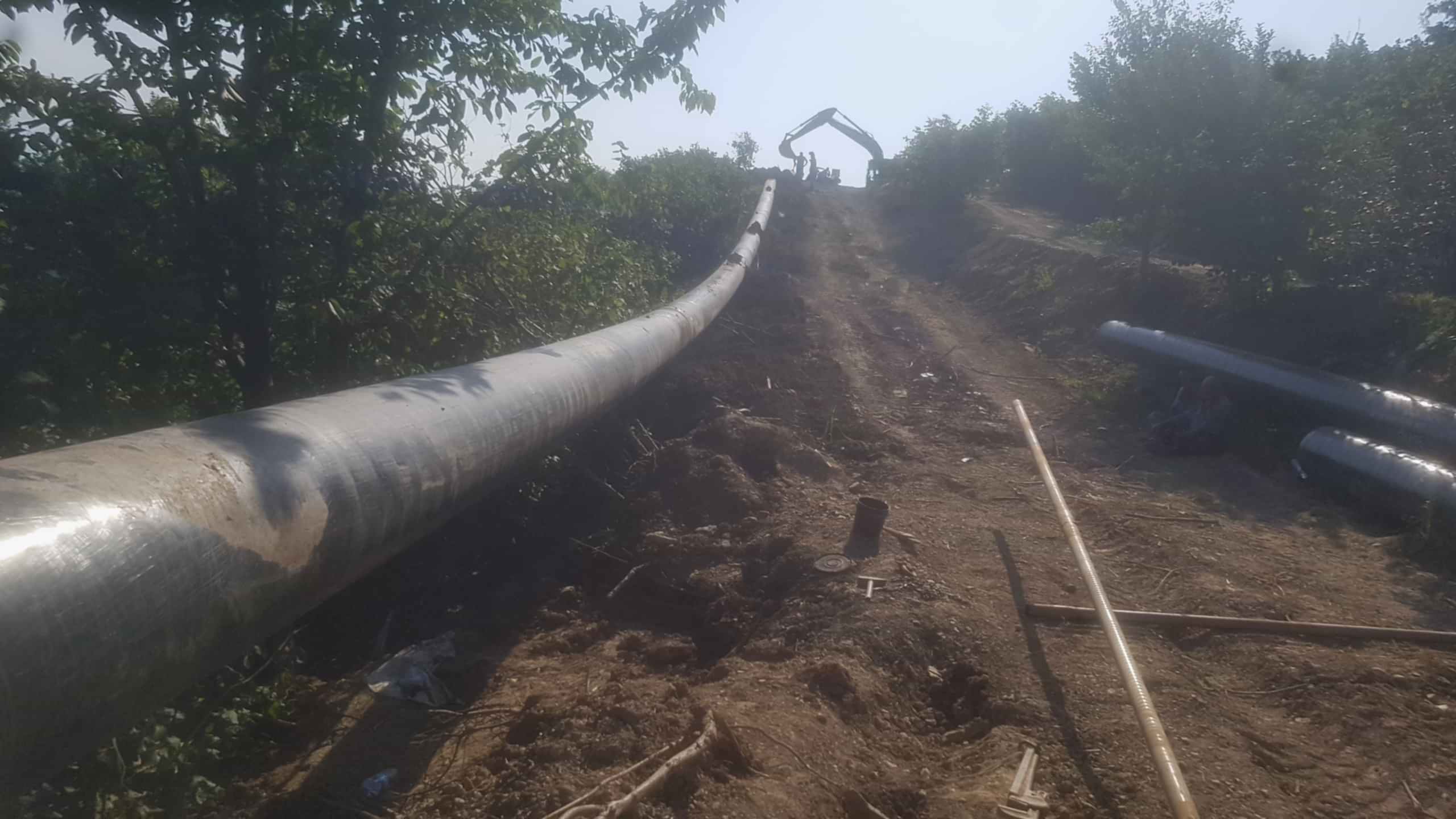 BOTAŞ ADAPAZARI DÜZCE ARASI DOGALGAZ BORUSU ULUDERE GEÇİŞ İŞİ