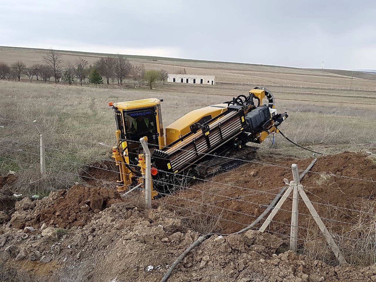 tanap boru hattı fiberoptik kablo kılıf borusu döşemesi